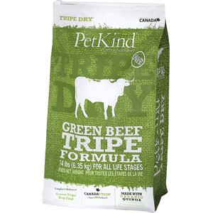 PetKind Tripe Dry Grain-Free Green Beef Tripe Formula Dry Dog Food, 14-lb bag