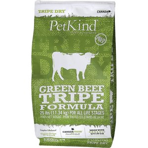 PetKind Tripe Dry Grain-Free Green Beef Tripe Formula Dry Dog Food, 25-lb bag