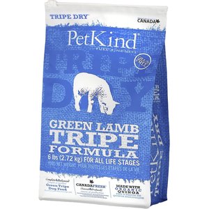PetKind Tripe Dry Grain-Free Green Lamb Tripe Formula Dry Dog Food, 6-lb bag