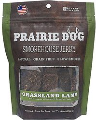 Prairie Dog Smokehouse Jerky Grassland Lamb Dog Treats, 15-oz bag