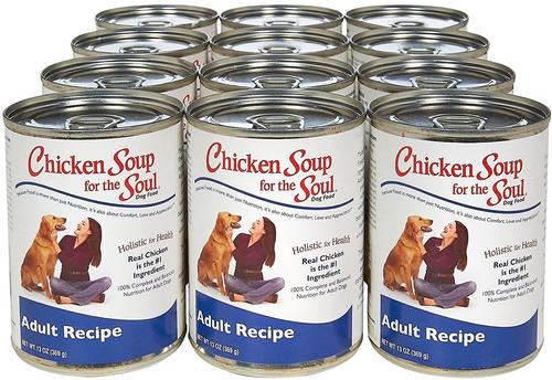 Show full view: Chicken Soup for the Soul Adult Canned Dog Food, 13-oz, case of 12 slide 4 of 7