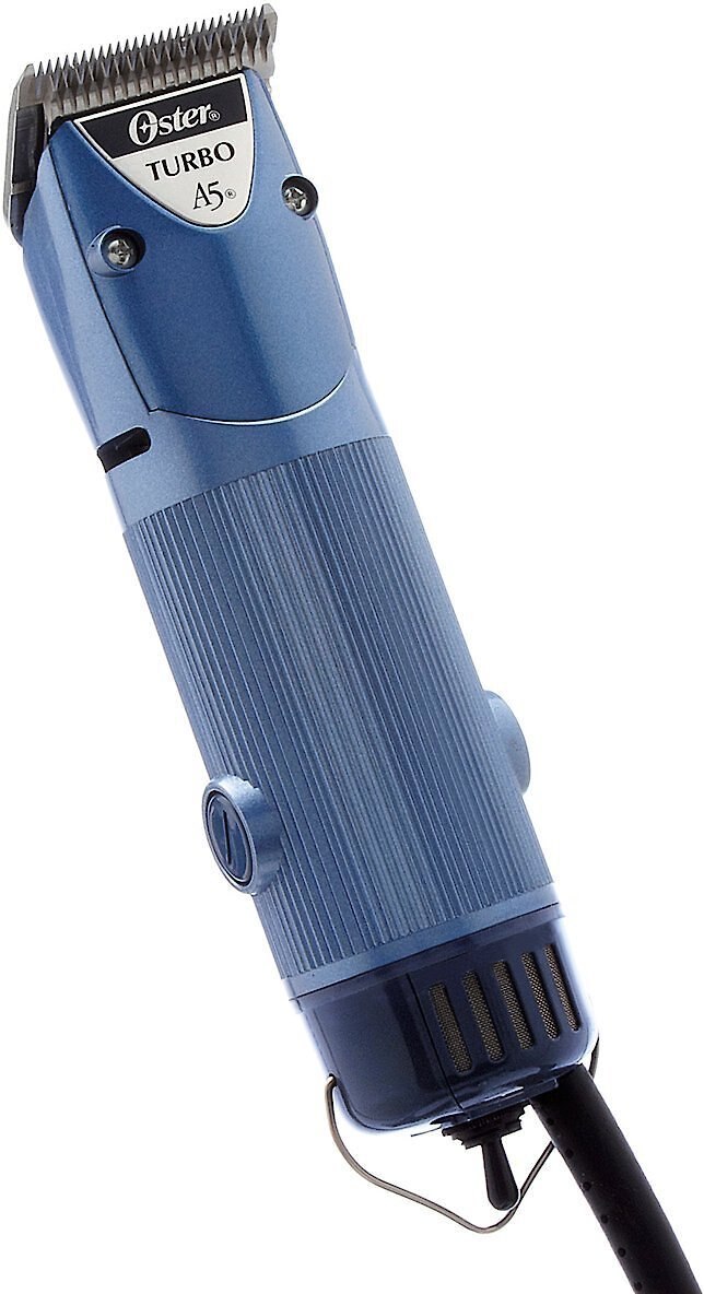 OSTER A5 Turbo 2-speed Pet Hair Grooming Clipper, Dark Blue