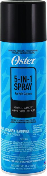 Oster 5 in 1 Spray for Pet Clippers, 14-oz can slide 1 of 2