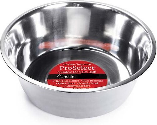 Dog Food Bowl 64 Oz Stainless Steel Non Slip Insulated