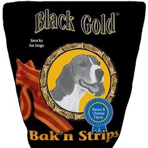 Black Gold Bacon & Cheese Flavor Jerky Dog Treats, 25-oz bag