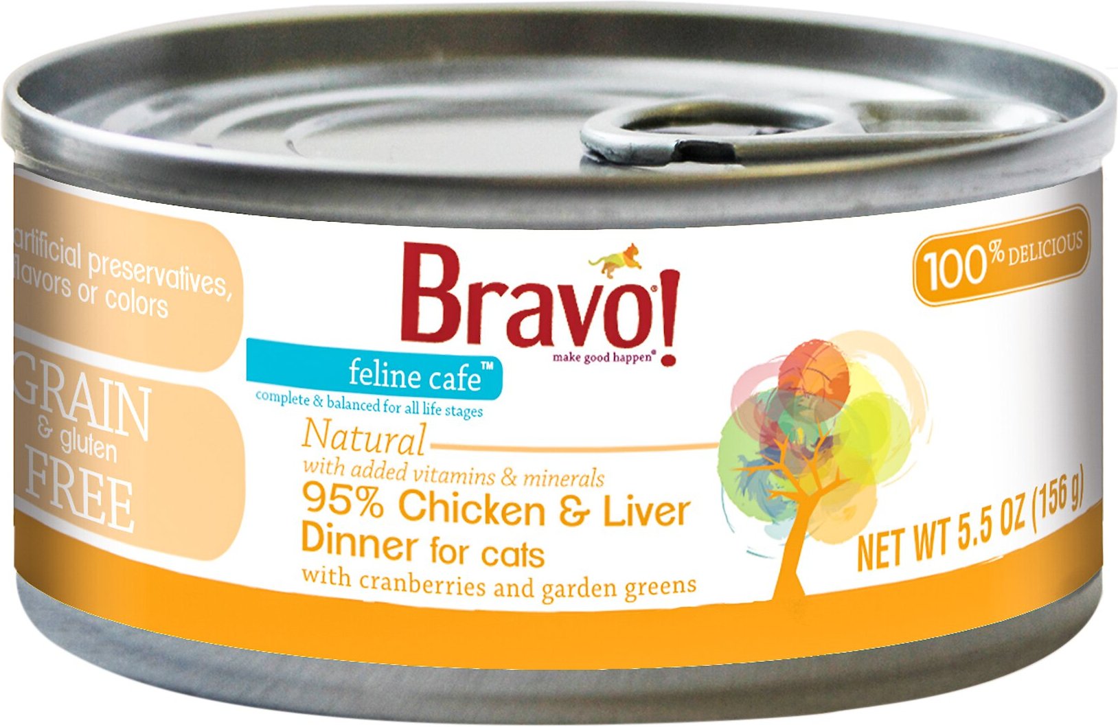 Bravo canned cat on sale food