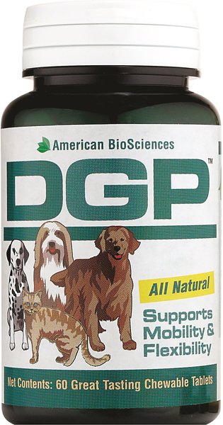 American BioSciences DGP All Natural Support Mobility & Flexibility Supplement for Dogs & Cats, 60 count slide 1 of 3