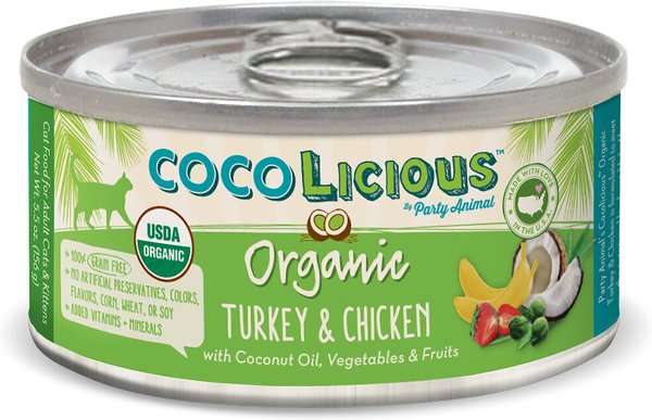 PARTY ANIMAL Cocolicious Organic Turkey Chicken Grain Free