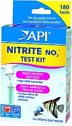 API Nitrite NO2 Fresh & Salt Water Aquarium Test Kit, 180 count