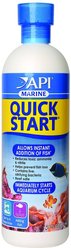 API Marine Quick Start Aquarium Water Conditioner, 16-oz bottle