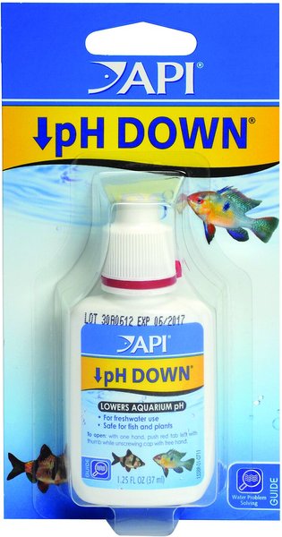 API pH Down Freshwater Aquarium Water Treatment, 1.25-oz bottle slide 1 of 8