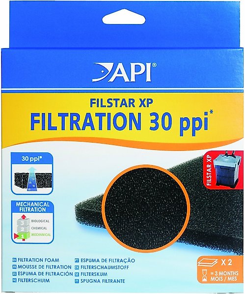API Filstar XP Aquarium Filtration Pads, 30 ppi slide 1 of 5