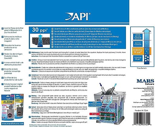 API Filstar XP Aquarium Filtration Pads, 30 ppi