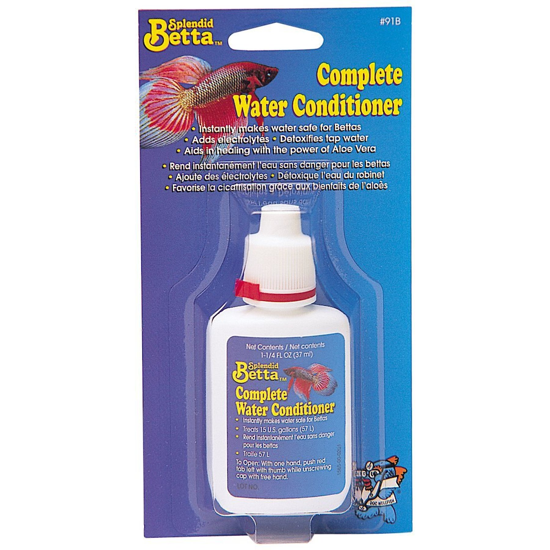 Tetra AquaSafe Aquarium Water Conditioner for Bettas, 1.69-oz bottle