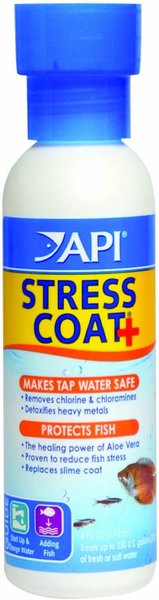 API Stress Coat Aquarium Water Conditioner, 4-oz bottle slide 1 of 4