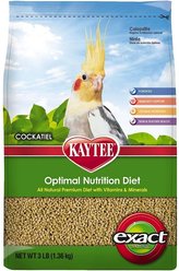 Kaytee Exact Cockatiel Food, 3-lb bag