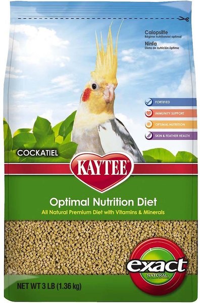 Kaytee Exact Cockatiel Food, 3-lb bag slide 1 of 4