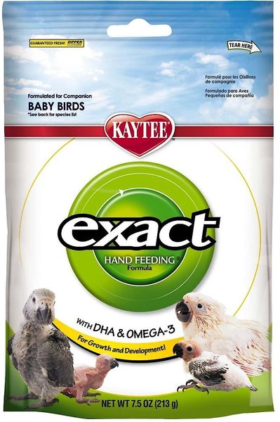 Kaytee Exact Handfeeding Baby Bird Food, 7.5-oz bag slide 1 of 6