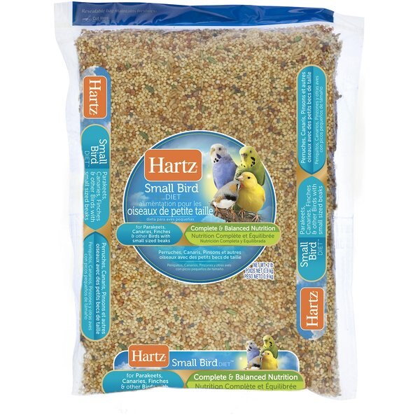 hartz small bird food