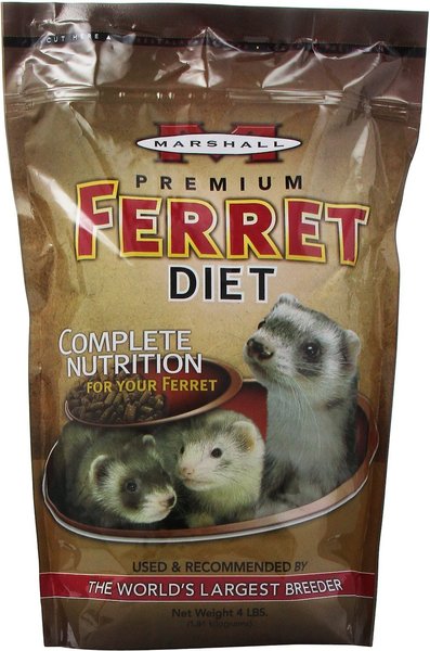 Marshall Premium Ferret Food, 4-lb bag slide 1 of 5