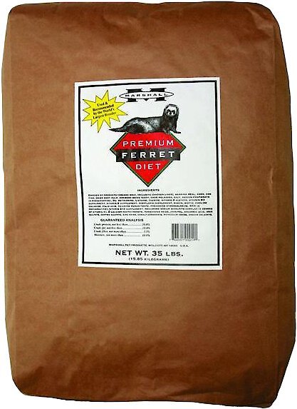 Marshall Premium Ferret Food, 35-lb bag slide 1 of 5