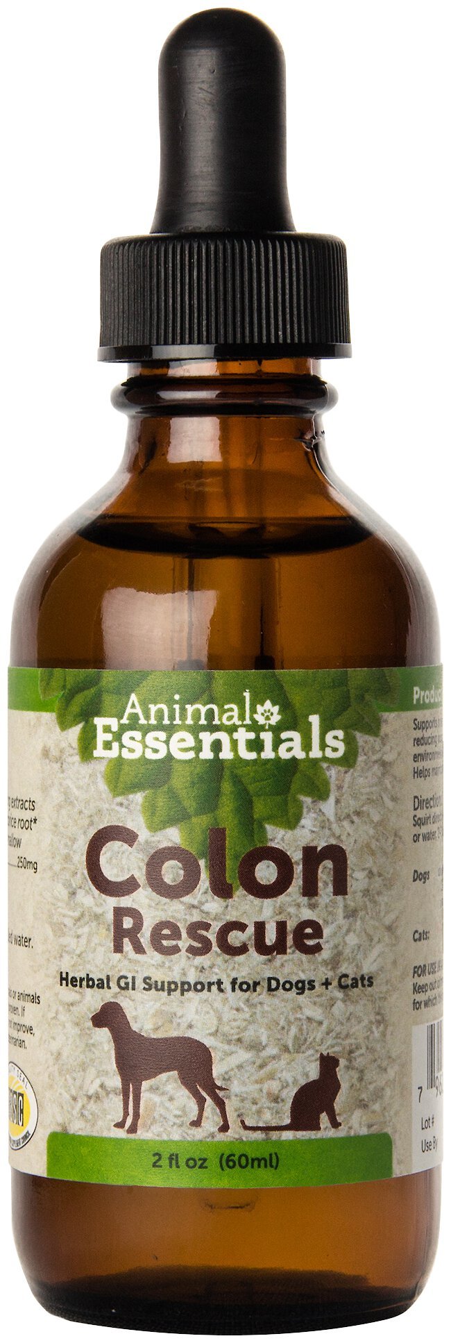 ANIMAL ESSENTIALS Colon Rescue Herbal GI Support Dog & Cat Supplement Customer Questions