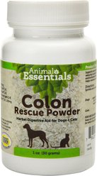 Animal Essentials Colon Rescue Powder Herbal Digestive Aid Dog & Cat Supplement, 1-oz bottle