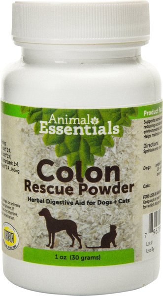 Animal Essentials Colon Rescue Powder Herbal Digestive Aid Dog & Cat Supplement, 1-oz bottle slide 1 of 1