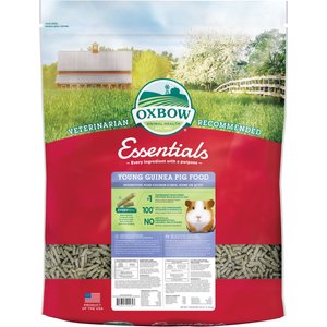 Oxbow Essentials Young Guinea Pig Food All Natural Guinea Pig Pellets, 25-lb bag