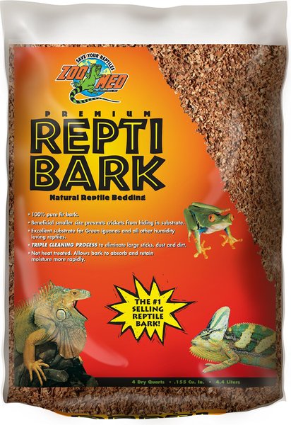 Zoo Med Premium Repti Bark Natural Fir Reptile Bedding, 4-qt bag slide 1 of 8