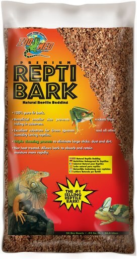 Zoo Med Premium Repti Bark Natural Fir Reptile Bedding, 24-qt bag