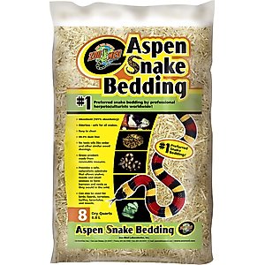 Zoo Med Aspen Snake Bedding, 8-qt bag