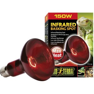 Exo Terra Infrared Basking Reptile Spot Lamp, 150-w bulb