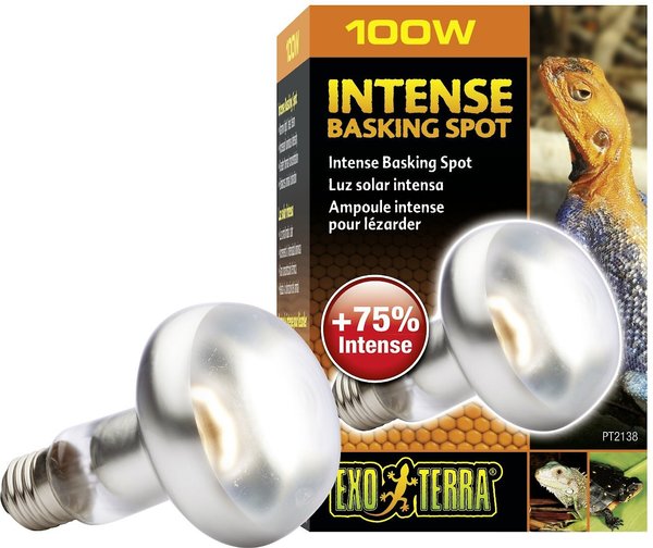Exo Terra Intense Basking Reptile Spot Lamp, 100-w bulb slide 1 of 2