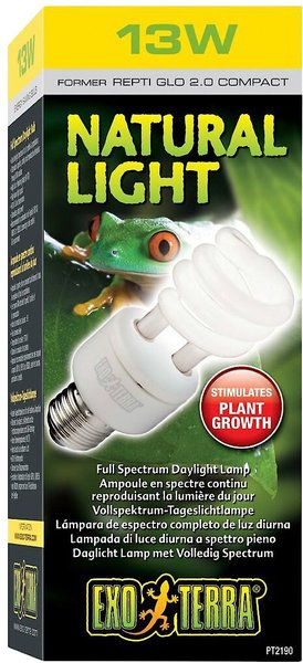 Exo Terra Natural Daylight Reptile Lamp, 13-w bulb slide 1 of 2