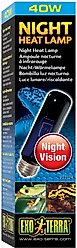 Exo Terra Night Heat Bulb Reptile Lamp, 40-w bulb