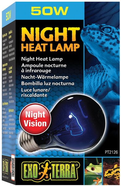 Exo Terra Night Heat Bulb Reptile Lamp, 50-w bulb slide 1 of 3