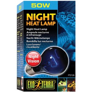 Exo Terra Night Heat Bulb Reptile Lamp, 50-w bulb