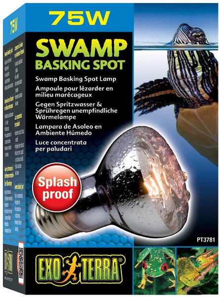 Exo Terra Swamp Basking Splash Proof Reptile Spot Lamp, 75-w bulb slide 1 of 3