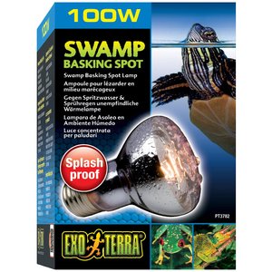 Exo Terra Swamp Basking Splash Proof Reptile Spot Lamp, 100-w bulb