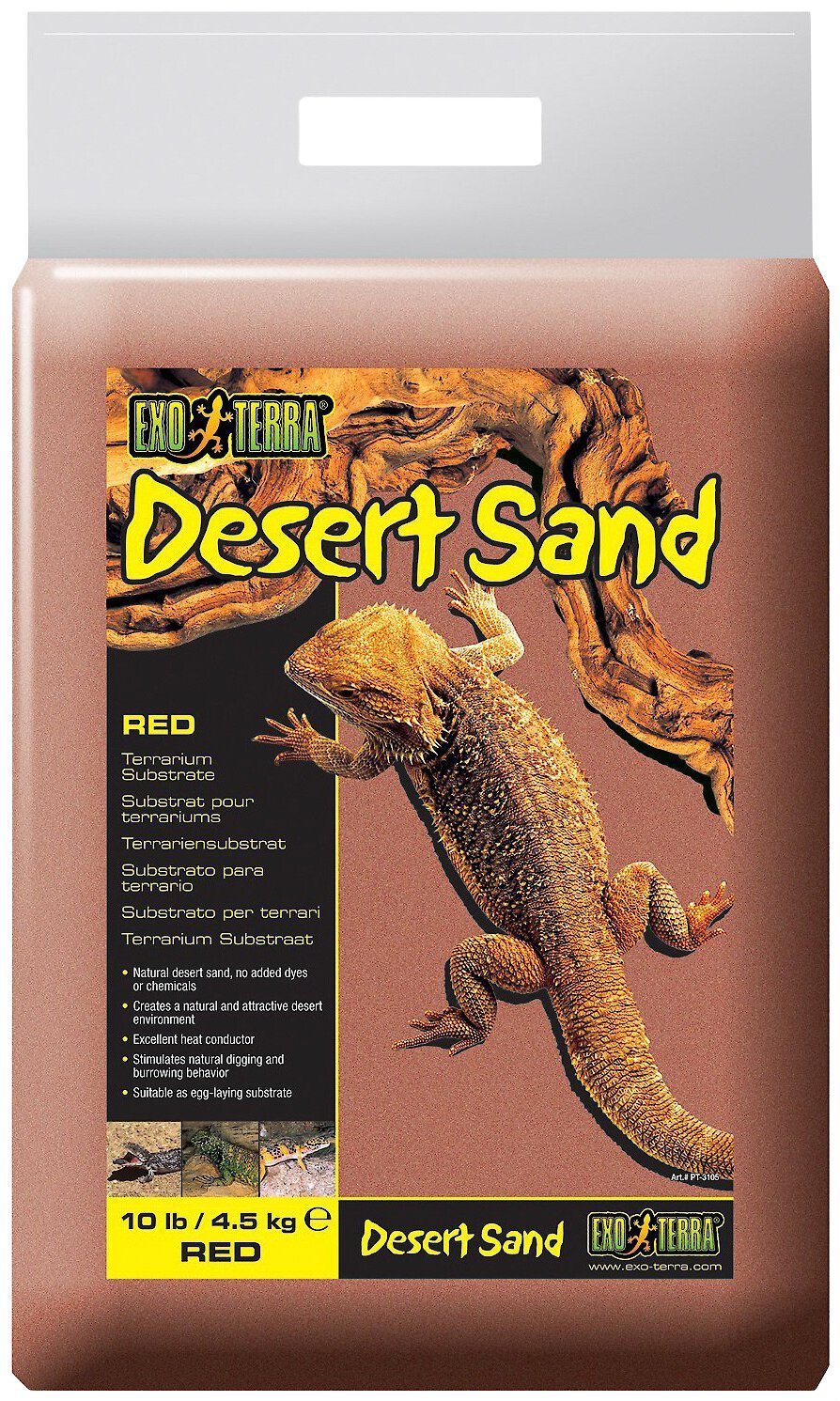 EXO TERRA Desert Sand Terrarium Reptile Substrate, Red Customer