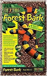 Exo Terra Forest Bark Natural Fir Terrarium Reptile Substrate, 8-qt