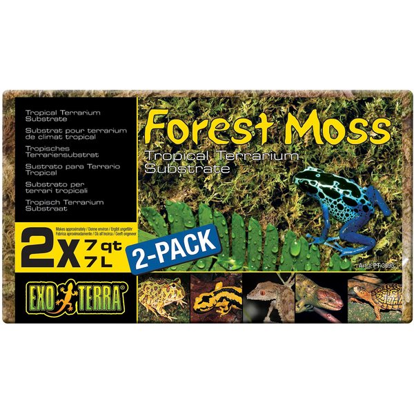 Exo Terra Forest Moss Tropical Terrarium Substrate 2 pack 