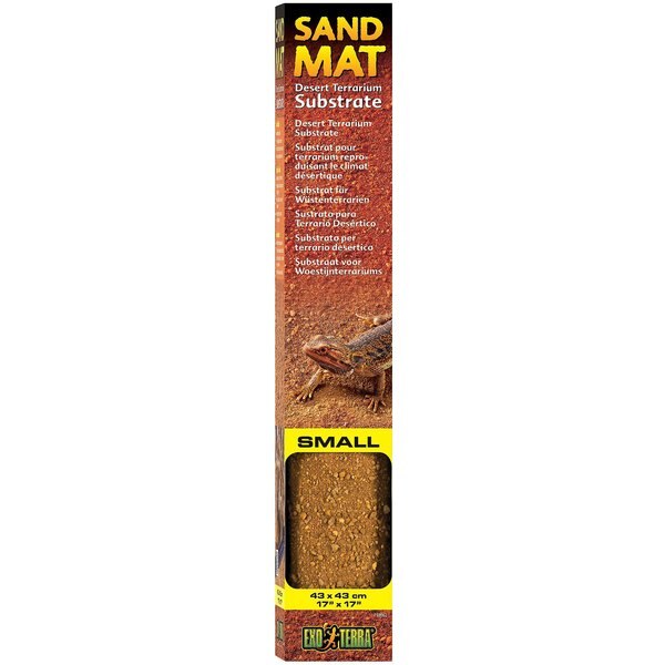 EXO TERRA Sand Mat Desert Terrarium Reptile Substrate, 17in