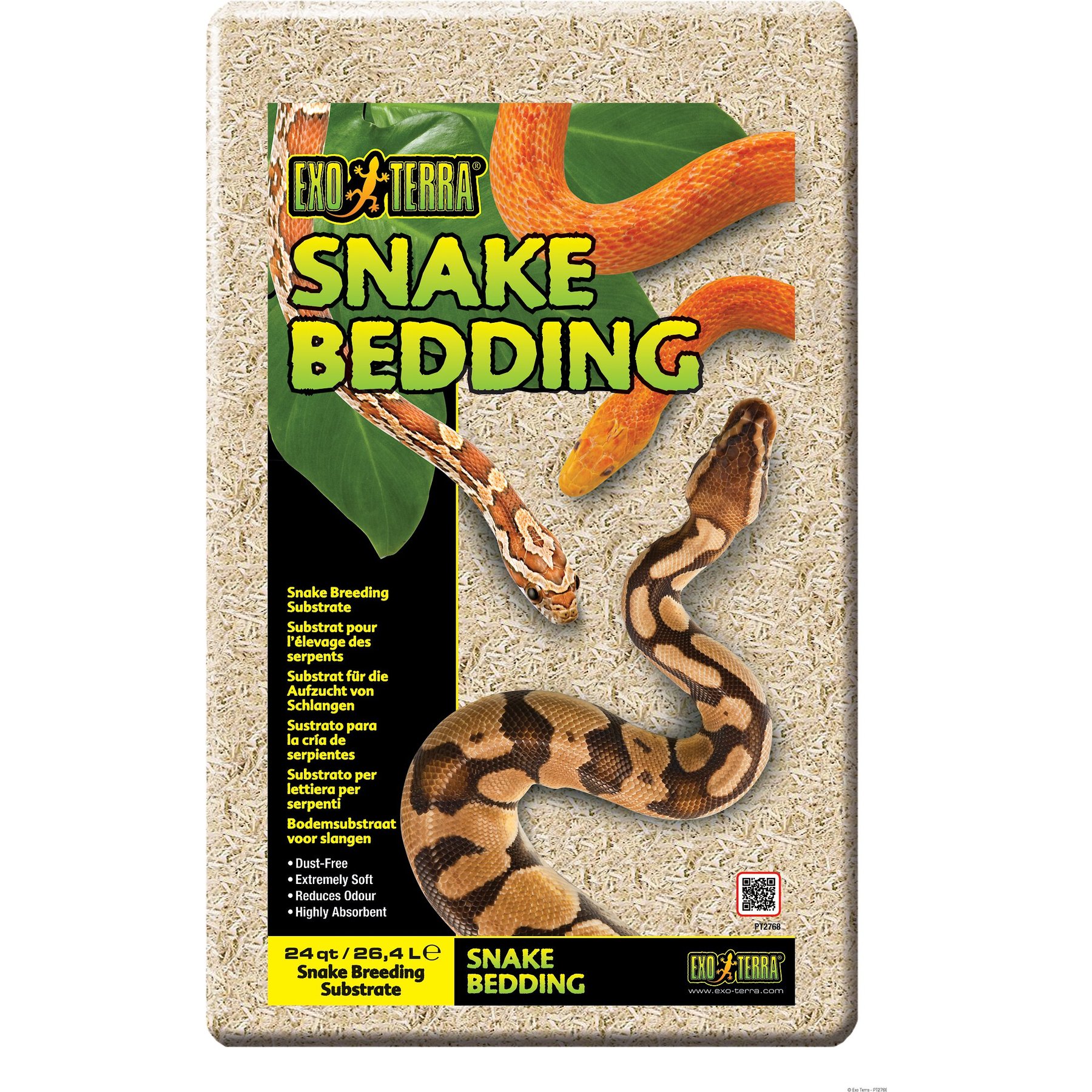 Exo Terra Snake Bedding Reptile Breeding Substrate, 24-qt