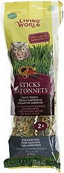 Living World Fruit Hamster Stick Treats, 2 count