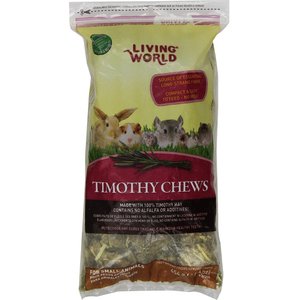 Living World Timothy Hay Chews Small Animal Food, 16-oz bag