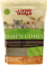 Living World Fresh 'N Comfy Small Animal Bedding, Tan, 10-L