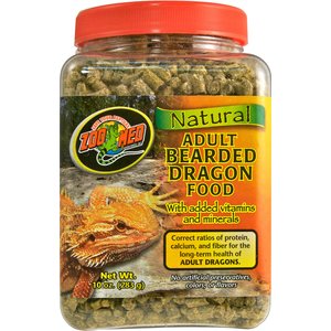 Zoo Med Adult Bearded Dragon Food, 10-oz jar