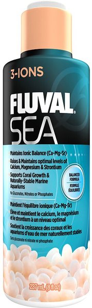 Fluval Sea 3-Ions Calcium, Magnesium & Strontium Aquarium Water Conditioner, 8-oz bottle slide 1 of 2